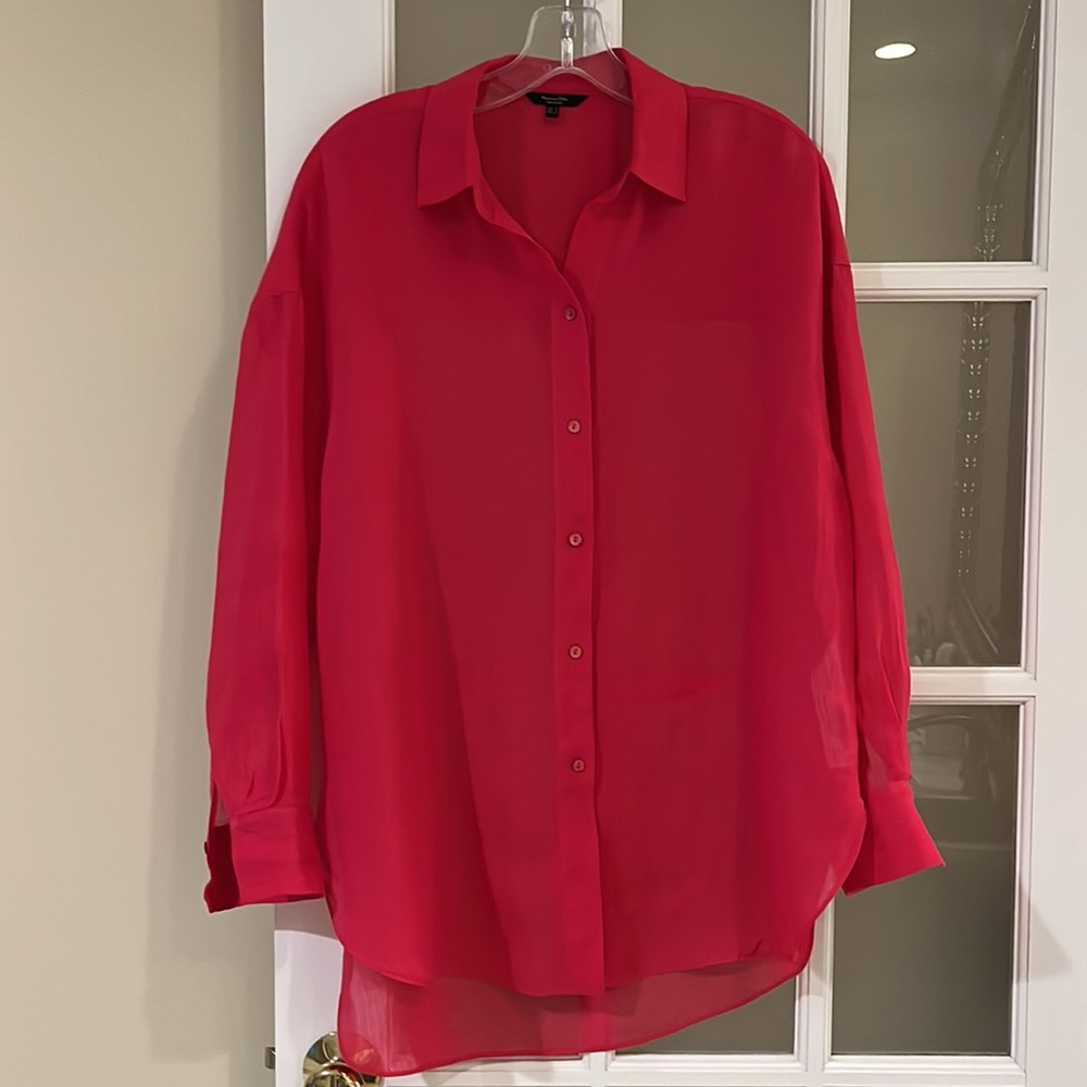 COS oversized linen shirt